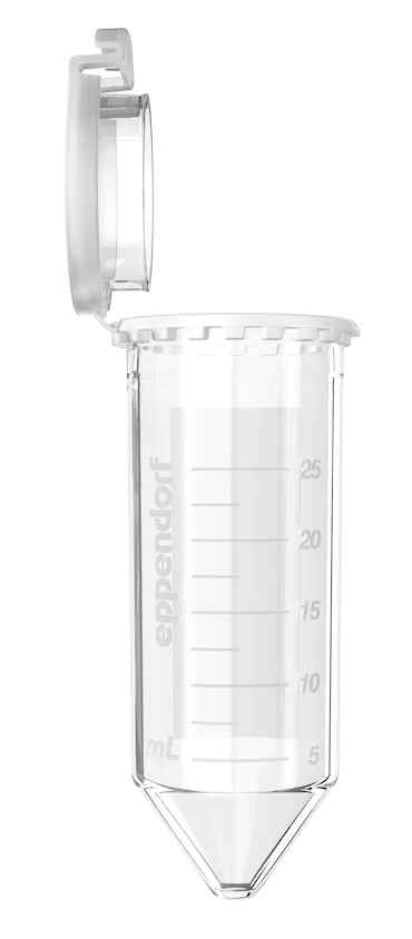 艾本德Eppendorf Conical Tubes 25 mL 帶鎖扣蓋 SnapTec?, 25 mL, 啟動套裝，4  個單離心管架，6  個轉(zhuǎn)子適配器，轉(zhuǎn)子孔可容納 50  mL 錐形管, P